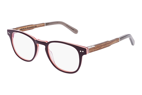 Lunettes design Wood Fellas Bogenhausen Premium (10936 walnut/brown lila)