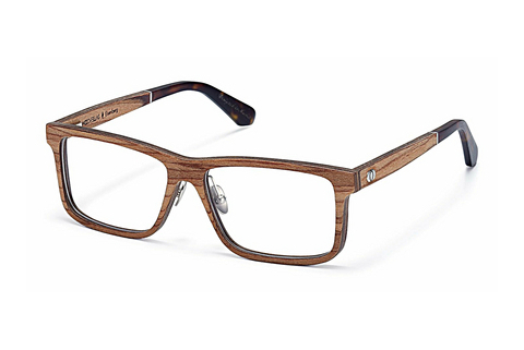 Lunettes design Wood Fellas Eisenberg (10943 zebrano)