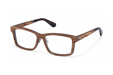 Lunettes design Wood Fellas Haltenberg (10949 zebrano)