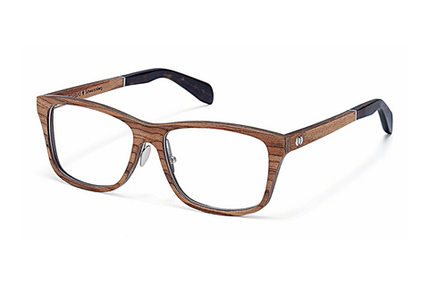 Lunettes design Wood Fellas Schwarzenberg (10954 zebrano)