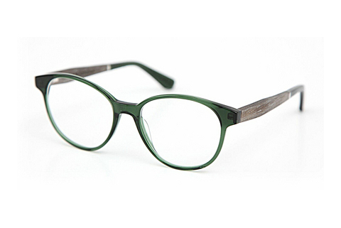 Lunettes design Wood Fellas Haldenwang (10972 grey oak/crystal green)