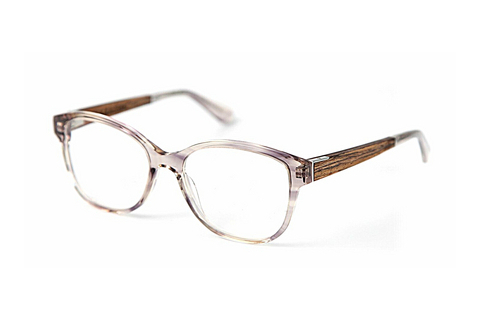 Lunettes design Wood Fellas Rosenberg Premium (10993 macassar/smoked grey)