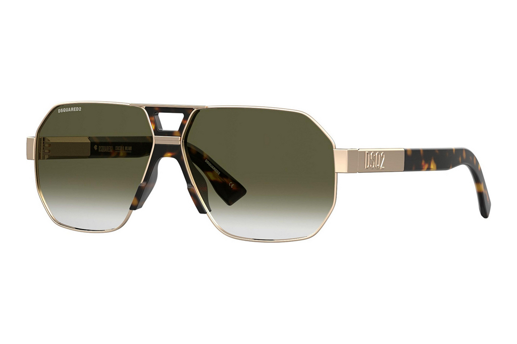 Dsquared2   D2 0028/S 06J/9K GREEN SHADEDGOLD