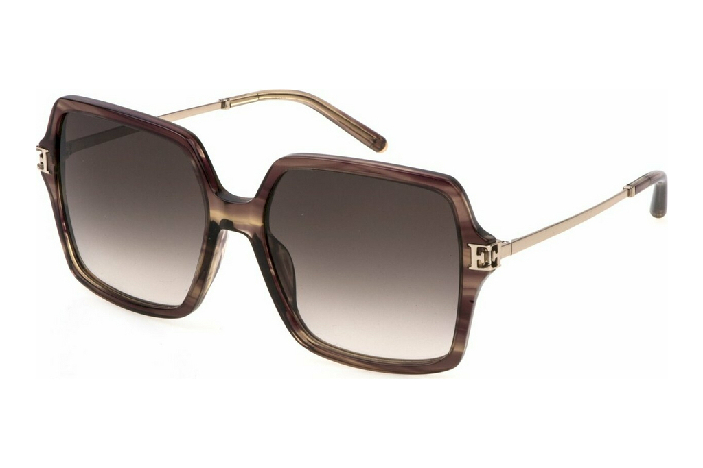 Escada   SESE46 0P82 BROWN GRADIENT PINKBROWN W/VIOLET STRIPED