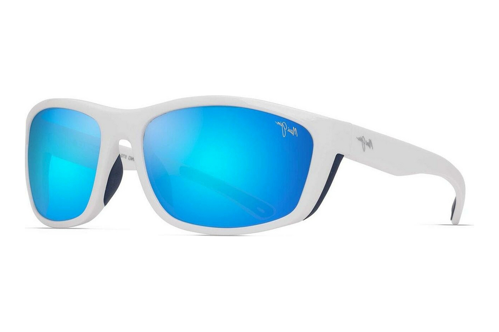 Maui Jim   Nuu Landing B869-05 Blue HawaiiWhite w/Navy Rubber