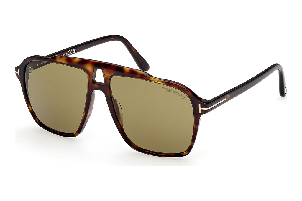 Tom Ford   FT1209 52N grünDunkel Havanna