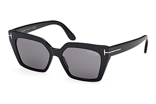 Tom Ford FT1030 01D grau polarisierendGlänzend Schwarz