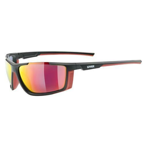 Ophthalmic Glasses UVEX SPORTS sportstyle 310 black mat red